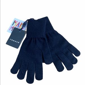 Trouve Black Winter Gloves